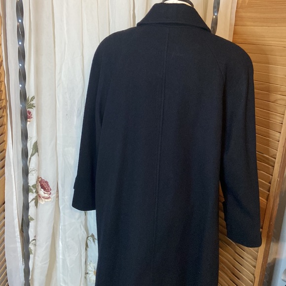 EUC Sag Harbor wool coat. Black, size 16 - Picture 4 of 9